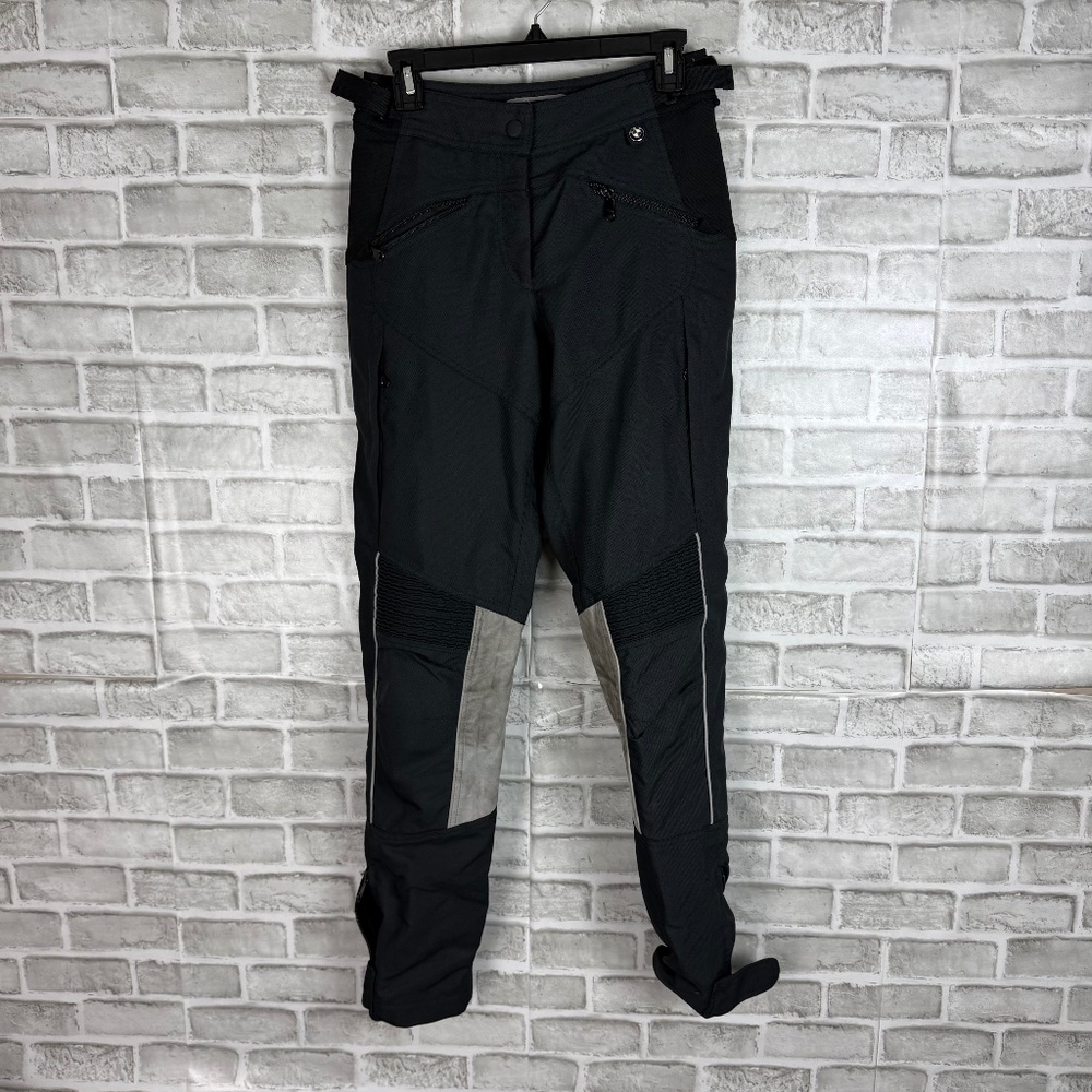 BMW Motorrad Santiago Black Armored Padded Motorcycle Pants Mens 34 x 34